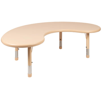 Flash Furniture YU-YCX-004-2-MOON-TBL Table, 35" x 65" - Beige
