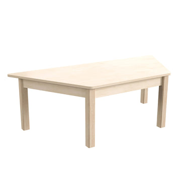 Flash Furniture Bright Beginnings Wood Activity Table, 20 3/4" x 47", Brown - 14 1/2"