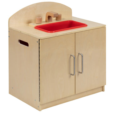 Flash Furniture MK-DP002-GG Wood Kitchen Sink, 20" Wide, Beige - Default Title