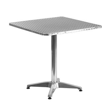 Flash Furniture TLH-053-2-GG Table, 27 1/2" Wide, Silver - Default Title