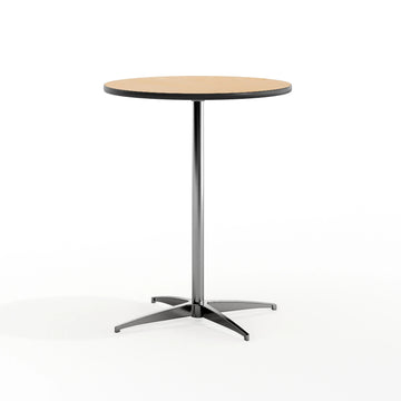 Flash Furniture Cocktail Table, 30 - 42" High, Beige - 24"