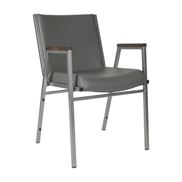 Flash Furniture XU-60154 Hercules Chair, 21" Wide - Gray Stack