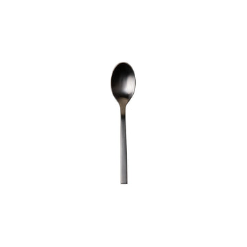 Oneida Chef's Table Stainless Steel Dessert Fork, Black, 12/Case - 4 3/8" Demitasse Spoon