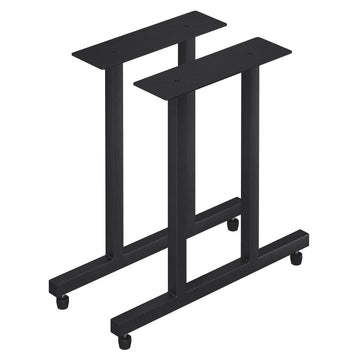 FLAT Tech Table Base, 1 1/2" Wide, Black - 30"