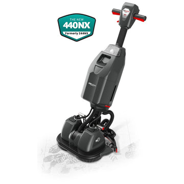 NaceCare Solutions K-913741-C2B Walk Behind Floor Scrubber, 18" x 20 1/2", Black - Default Title