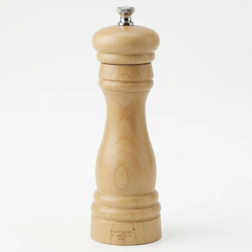 Fletchers' Mill FED06SM12 Federal Wood Salt Mill, 6" High, Beige - Default Title