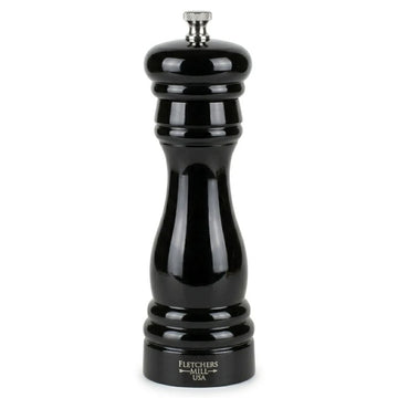 Fletchers' Mill FED06SM21 Federal Wood Salt Mill, 6" High, Black - Default Title