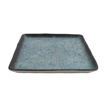 cheforward 20031 Savor Melamine Plate, 6" x 6", 24/Case - Blue