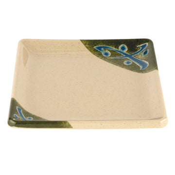 G.E.T. Enterprises 252-18-TD GET Japanese Traditional Melamine Plate, 7" x 7", Beige, 12/Case - Default Title