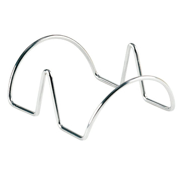 G.E.T. Enterprises Stainless Steel Taco Holder, Half Size, Silver - 4 1/4"