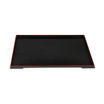 G.E.T. Enterprises 902-15-RB Plastic Tray, 11 1/2" x 15", Black, 12/Pack - Default Title
