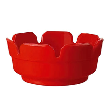G.E.T. Enterprises AT-4-R Melamine Cigar Tray, 4" Diameter, Red, 24/Case - Default Title