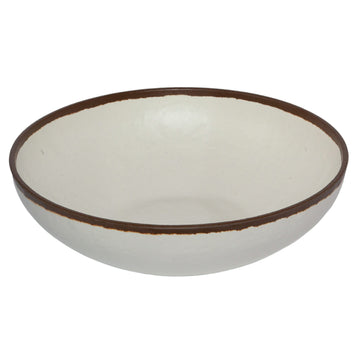 G.E.T. Enterprises B-320 GET Pottery Market Melamine Bowl, 4 qt., 3/Case - Beige Brown