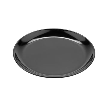 G.E.T. Enterprises BF-1050-BK GET Settlement Oasis Melamine Plate, 10 1/2" Diameter, Black, 12/Case - Default Title