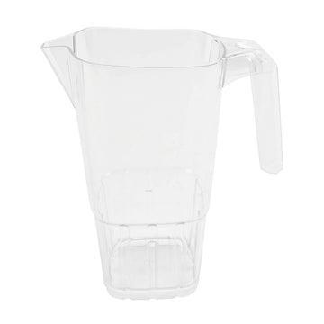 G.E.T. Enterprises Plastic Pitcher, Clear, 12/Case - 33 oz.