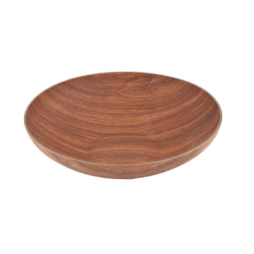 G.E.T. Enterprises B-R-12-M GET Arbor Faux Wood Bowl, 3 qt., Brown - Default Title