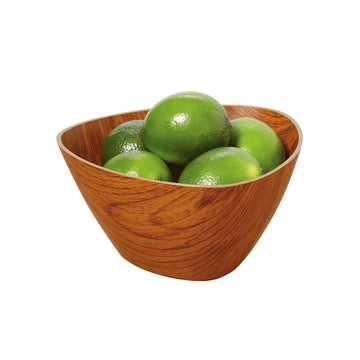 G.E.T. Enterprises B-TR-6-M GET Arbor Faux Wood Bowl, 1 qt., Brown - Default Title