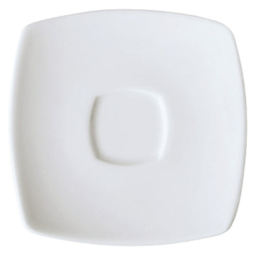 Corona by GET Enterprises PA1101910324 Asia Porcelain Saucer, 6 1/2" x 6 1/2", 24/Case - Default Title
