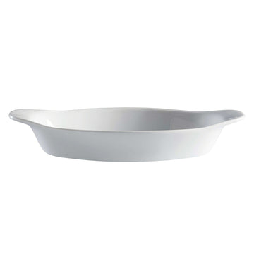 Corona by GET Enterprises Actualite Porcelain Au Gratin Dish, 4" Wide, 12/Case - 7.4 oz.