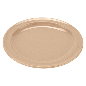 G.E.T. Enterprises DP-506 GET SuperMel Green Melamine Plate, 6 1/2" Diameter, 48/Case - Beige