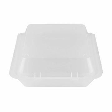 G.E.T. Enterprises EC-02-1-CL Polypropylene Container, 9" x 9", Clear, 12/Pack - Default Title