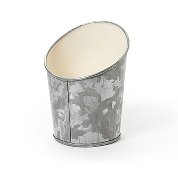 G.E.T. Enterprises GC-34-GG/IV Galvanized Metal Fry Cup, 10 oz., Silver - Default Title
