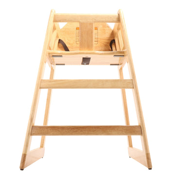 G.E.T. Enterprises HC-100-MOD-N-1 Wood High Chair, 20" x 20", Brown - Default Title