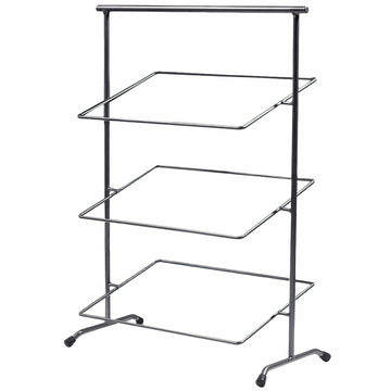 G.E.T. Enterprises Powder Coated Iron Stand, Gray - 22"