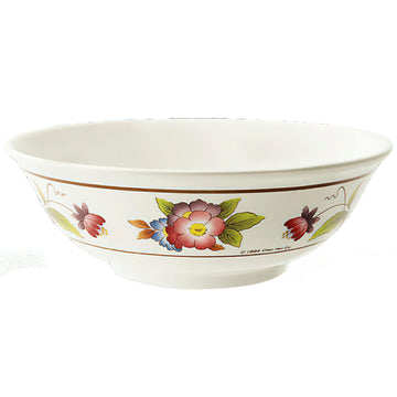 G.E.T. Enterprises M-812-TR GET Tea Rose Melamine Bowl, 1.6 qt., Ivory, 12/Pack - Default Title