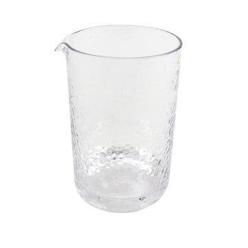 G.E.T. Enterprises MB-20-CL GET Hammered SAN Plastic Mixing Glass, 20 oz., Clear, 24/Case - Default Title