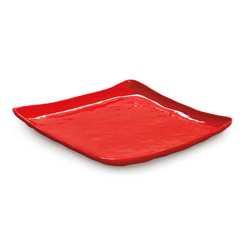 G.E.T. Enterprises ML-143-R GET New Yorker Melamine Serving Platter, 16" x 16", Red - Default Title
