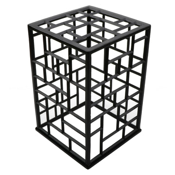 G.E.T. Enterprises GET Bugambilia Mondrian Aluminum Riser, Black - 10"