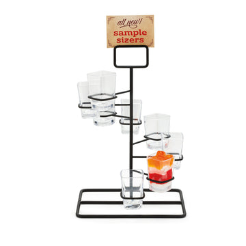 G.E.T. Enterprises MTS-1496-BK Metal Display Stand, 8 1/2" x 9 1/2", Black, 3/Case - Default Title