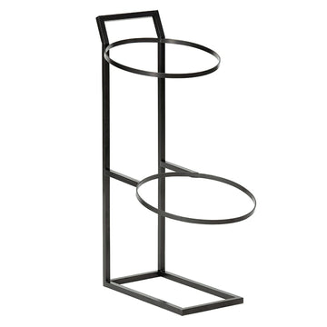 G.E.T. Enterprises MTS-28-MG GET Urban Renewal Metal Merchandising Stand, 11 1/2" Diameter, Black - Default Title