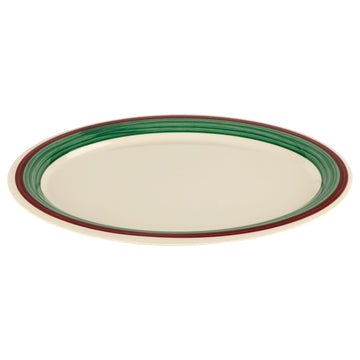 G.E.T. Enterprises OP-135-PO GET Diamond Portofino Melamine Platter, 10 1/4" x 13 1/2", Ivory, 12/Case - Default Title
