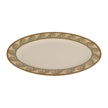 G.E.T. Enterprises OP-621-MO GET Mosaic Melamine Platter, 15" x 21", Beige, 12/Pack - Default Title