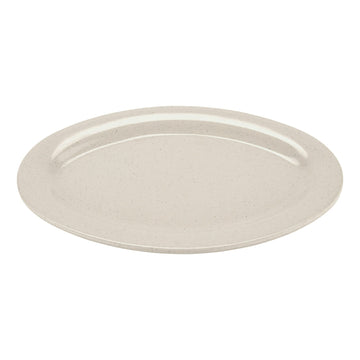 G.E.T. Enterprises GET Santa Fe Ironstone Melamine Platter, Ivory - 9 3/4"