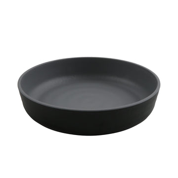 G.E.T. Enterprises RB-9 GET Roca Melamine Bowl, 42 oz., 12/Case - Black Gray