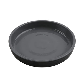 G.E.T. Enterprises GET Roca Black Melamine Plate - 5"