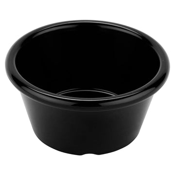 G.E.T. Enterprises S-660 Melamine Ramekin, 6 oz., 48/Case - Black
