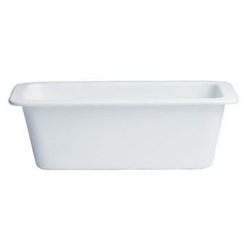 cheforward SH.AZC-1703BLU Terra Cotta Tray, 4 3/4" x 7 7/8", Blue, 12/Case - Default Title