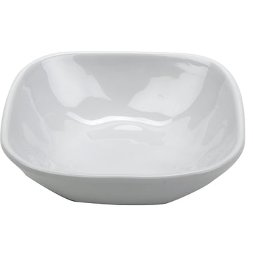 G.E.T. Enterprises SB-14 GET Arctic Mill Melamine Bowl, 14 oz., White, 24/Case - Arctic Glazed Irregular