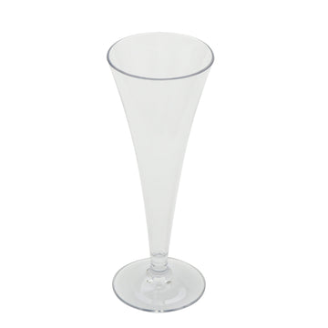 G.E.T. Enterprises SW-2017-CL GET Social Club Tritan Plastic Champagne Flute, 6 oz., Clear, 24/Case - Default Title