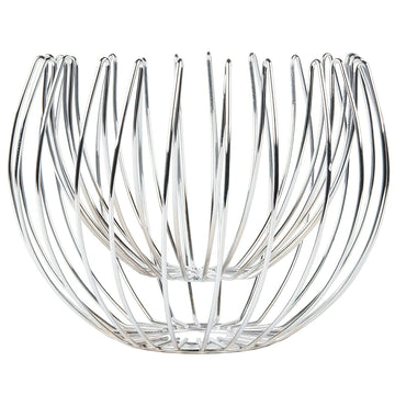 G.E.T. Enterprises WBHANG-19 Basket, 11 1/2" High, Silver - Default Title