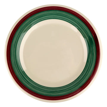 G.E.T. Enterprises WP-9-PO GET Diamond Portofino Melamine Plate, 9" Diameter, Ivory, 24/Case - Default Title