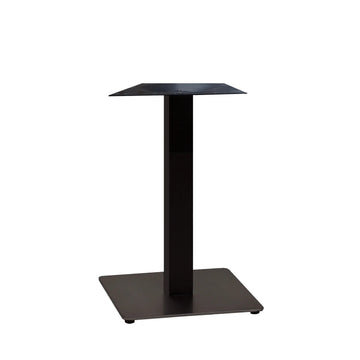 Grosfillex US503017 Stainless Steel Table Base, 18" x 18", Black - Default Title