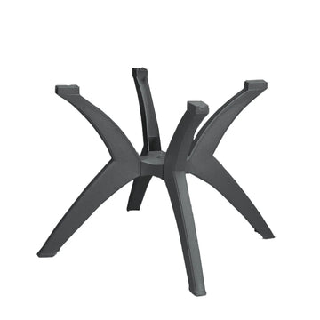 Grosfillex Resin Table Base, 300 lb. Capacity - Gray