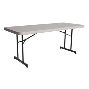 Lifetime Folding Table, 30" x 72", Beige - 1/Each