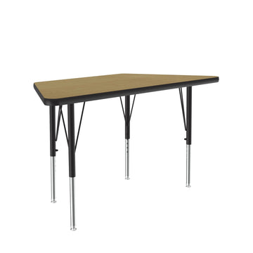 Correll A2448-TRP Activity Table, 20" x 24 3/16 - 45 5/16" - Beige / Maple