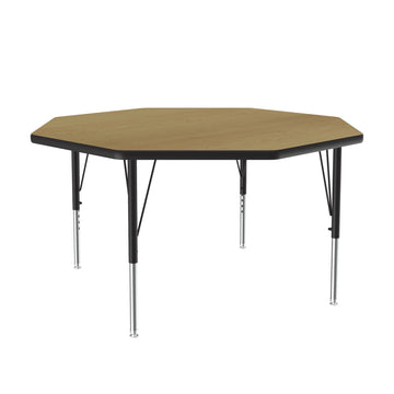 Correll A48-OCT Activity Table, 48" Wide - Beige / Maple